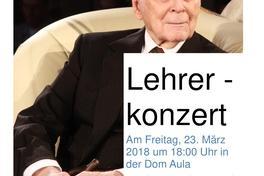 Lehrerinnen und Lehrer geben Konzert