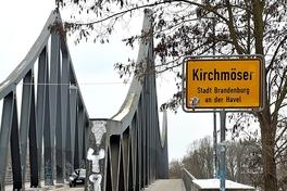 Ortseingangsschild Kirchmöser