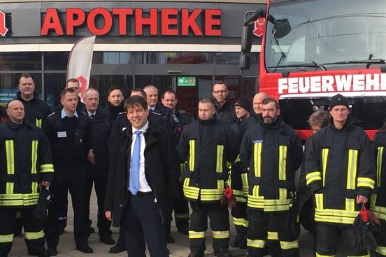 Ehrenamtsbahn mit Feuerwehr eingeweiht