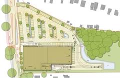 Lageplan des EDEKA-Marktes an der Ziesarer Landstraße