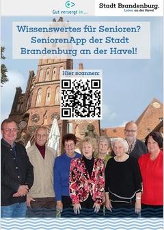 Werbeposter für die SeniorenApp
