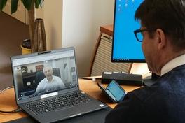 OB Steffen Scheller im Austausch mit Städtepartnerschaften