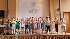 Die musikalischen Kinder der Kita "Nordmännchen".