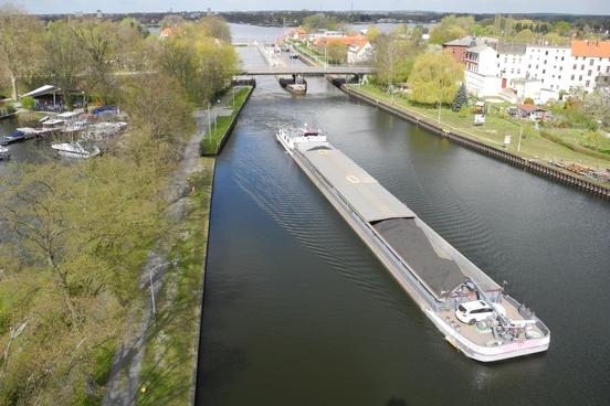 Vorhafen der Schleuse Brandenburg