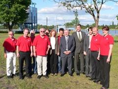 Gruppenbild zum Abschluss des FISA-Besuches. Gruppenbild zum Abschluss des FISA-Besuches.