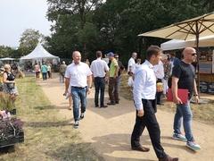 Rundgang auf dem Messegelände