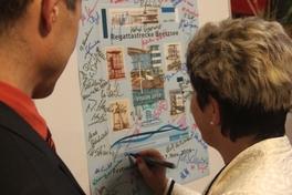 Zur Erinnerung an den 40. Geburtstag der Regattastrecke