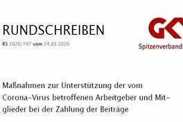 Corona-Hilfe für Unternehmen: Stundung von SV-Beiträgen