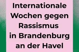 Flyer für die Internationalen Wochen gegen Rassismus
