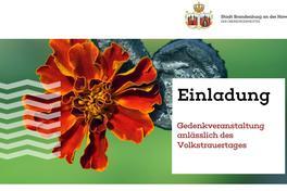 Kranzniederlegungen zum Volkstrauertag