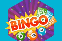 Das Plakat für den Bingo-Nachmittag