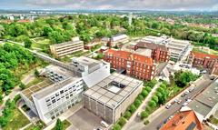 Luftaufnahme des Universitätsklinikums.
