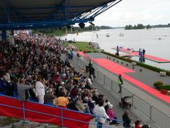 Auf der Regattastrecke "Beetzsee" sind volle Tribünen und grandiose Stimmung garantiert, wie hier bei der U23WM der Ruderer 2008.