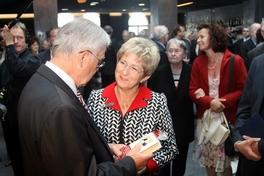 Oberbürgermeisterin gratulierte Manfred Stolpe