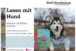Hund und Eisenbahn zu Gast in der Stadtteilbibliothek Hohenstücken