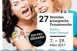 Interessantes Programm zur 27. Brandenburgischen Frauenwoche