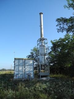 EFRE-Mittel für die Schwachgasfackel auf der Deponie Fohrde