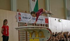 Turnen Der Turnernachwuchs kämpft in der Halle Am Wiesenweg um die Medaillen.