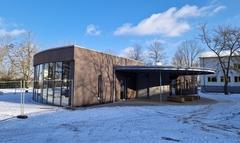 Außenansicht der neuen Mensa