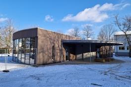 Außenansicht der neuen Mensa