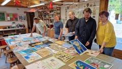 Es gab viel zu tun für die illustre "Undine"-Jurorenschar in der Galerie "Sonnensegel".