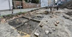 Archäologische Untersuchung in der Neustädtischen Fischerstraße 11-12 (Foto: Dr. Joachim Müller, FG Denkmalschutz)