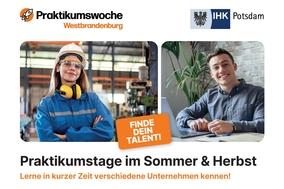 Plakat der Praktikumswoche Westbrandenburg 2026