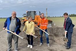 Erster Spatenstich zum Baubeginn des Teilabschnitts des Beetzsee-Havel-Radwegs zwischen Klein Kreutz und Saaringen vollzogen