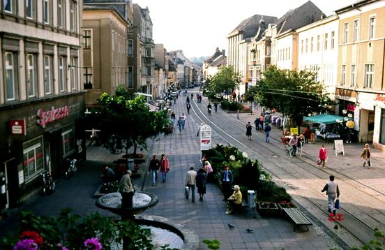 Blick in die Hauptstraße.