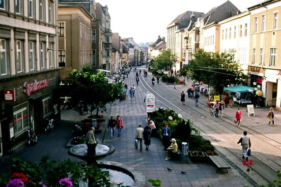 Blick in die Hauptstraße.