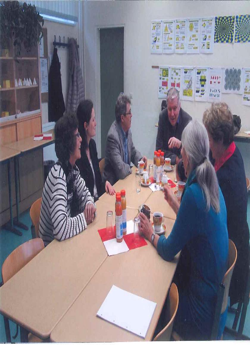 Dänische Schulleiter zu Gast Zusammensitzen der Gäste