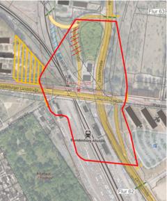 Sprengarbeiten an der Brücke Altstadt Bahnhof/ Brücke des 20. Jahrestages am 19.05.2021