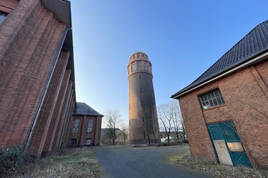 Der Wasserturm ist das Wahrzeichen von Kirchmöser