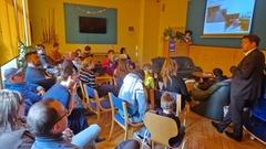 Oberbürgermeister Steffen Scheller nahm sich wieder Zeit für eine Kinder- und Jugendsprechstunde.