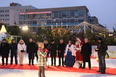 Oberbürgermeisterin Dietlind Tiemann eröffnet den Brandenurger Weihnachtsmarkt 2014
