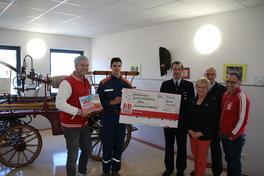 600 EUR für Brandenburger Jugendfeuerwehr