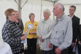 Schlüsselübergabe barrierefreier Wohnungen in Kirchmöser