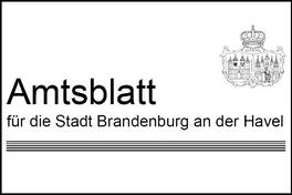 Amtsblatt mit Wappen