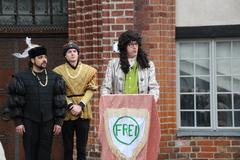 Hank Teufer verliest als Königlicher Rat das Edikt und Combinations-Regelment zur Vereinigung der Altstadt und Neustadt Ihrer Königlichen Majestät und Kurfürstlichen Durchlaucht, Friedrich Wilhelm, von Gottes Gnaden König in Preußen und Kurfürst von Brandenburg vom 27.05.1715