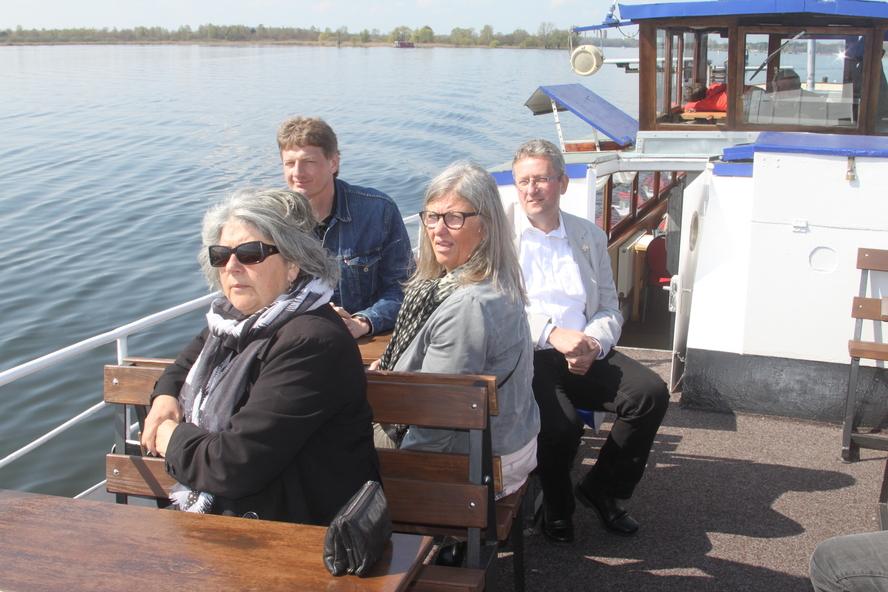 Schifffahrt Gäste auf einem Schiff