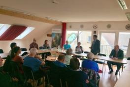 Oberbürgermeister vor Ort in Gollwitz