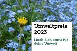 Plakat zum Umweltpreis