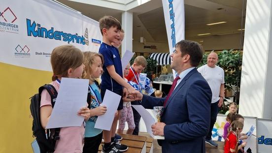 Kindersprint-Finale im EKZ Wust