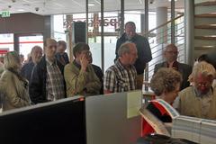 Der Andrang ist groß.