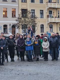 Innehalten von Menschen