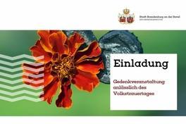 Kranzniederlegung zum Volkstrauertag