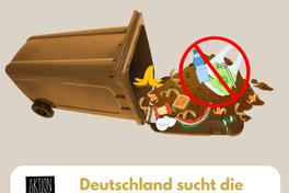 Plakat zum Biomüll trennen