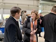 OB im Gespräch mit der DB Vorstand Dr. Daniela Gerd tom Markotten