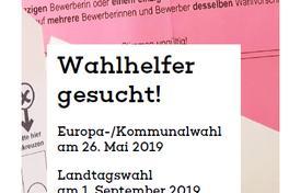 Demokratie live erleben – Wahlhelfer gesucht