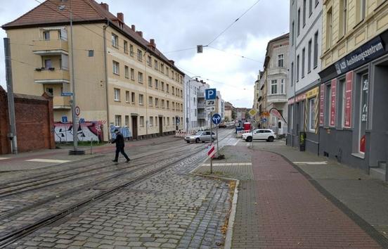 Noch ist ein Großteil der nördlichen Bauhofstraße Baustelle und bald eine ausgedehnte Tempo-30-Straße.